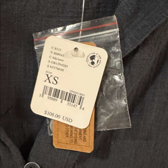 We are free one and only button down top size XS in poppyseed - Picture 5 of 6